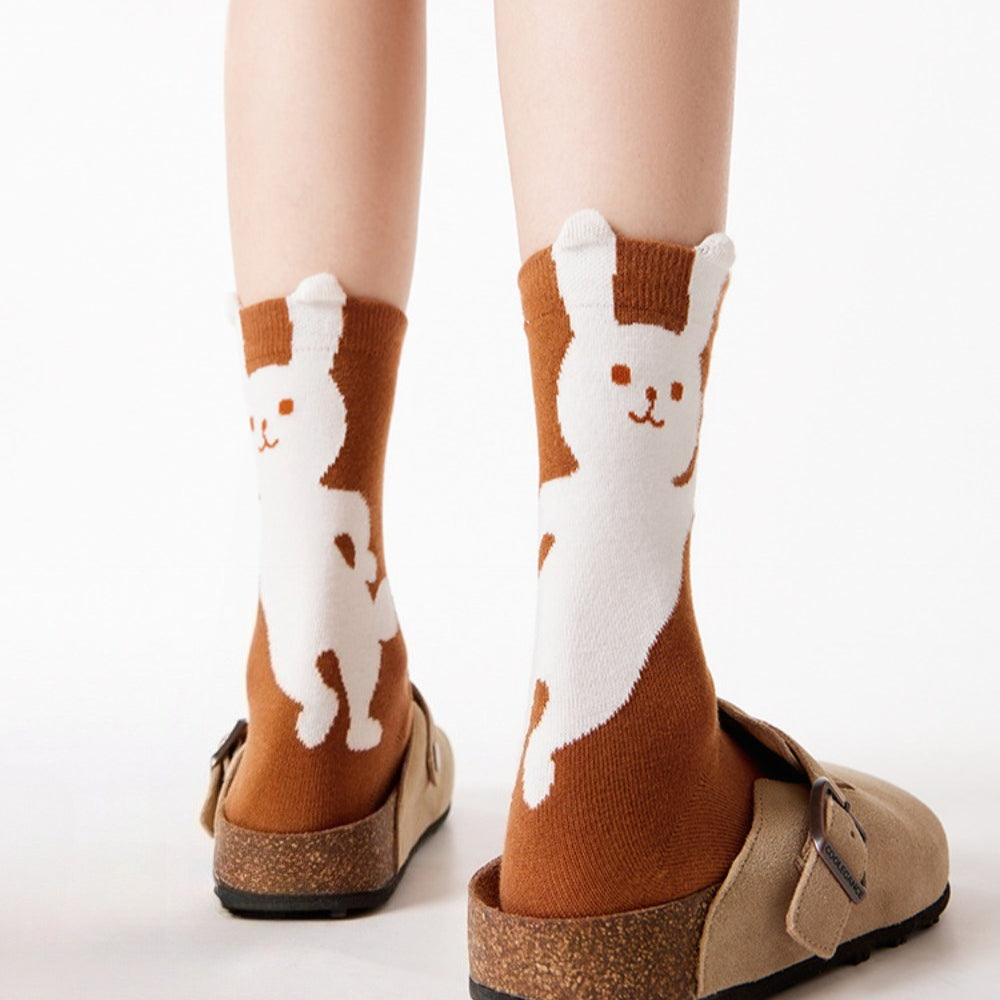 Cute Animal Cotton & Wool Socks