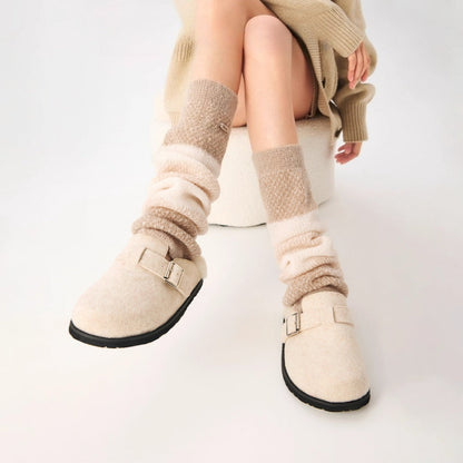 Women's Wool Piled Calf Socks