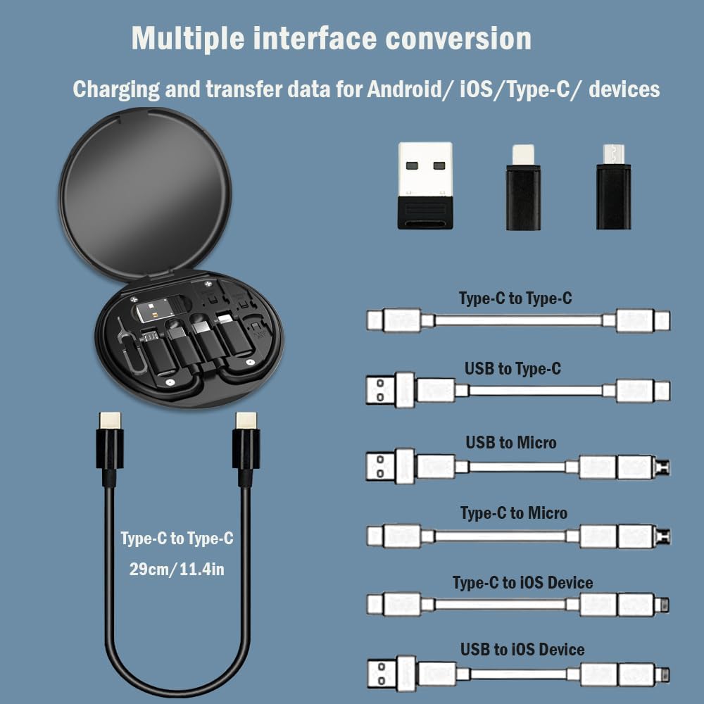 Multi USB Charging Adapter Cable Kit