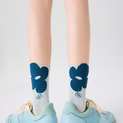 3D Flower Mesh Socks – Breath of Spring Collection
