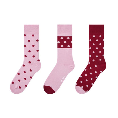Polka Dot Trendy AB Tide Medium Tube Socks