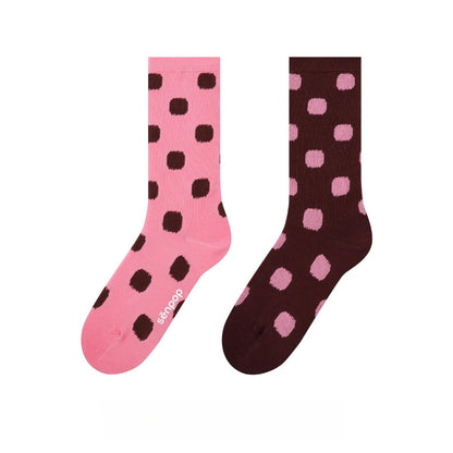 Mismatched Polka Dot AB Socks