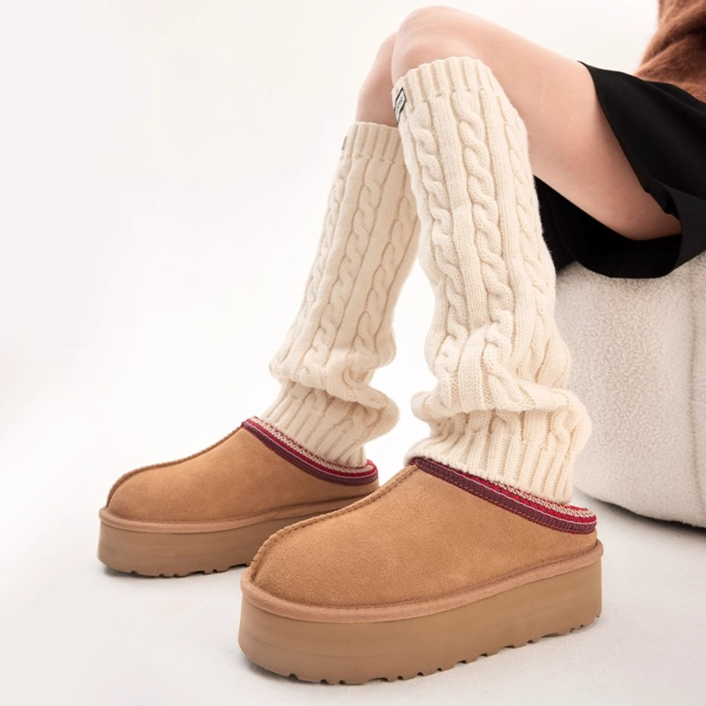 Women’s Wool Twist Stacking Socks