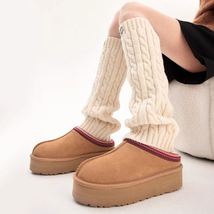 Women’s Wool Twist Stacking Socks