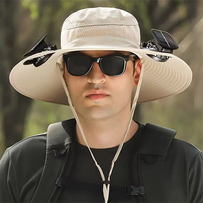 Solar Powered Fan Hat
