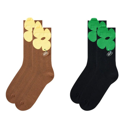 3D Flower Mesh Socks – Breath of Spring Collection