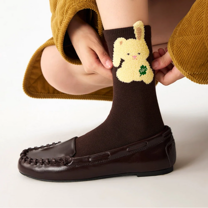 Cute Animal Cotton & Wool Socks