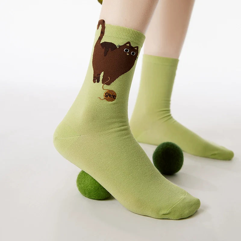 Cute Animal Cotton & Wool Socks
