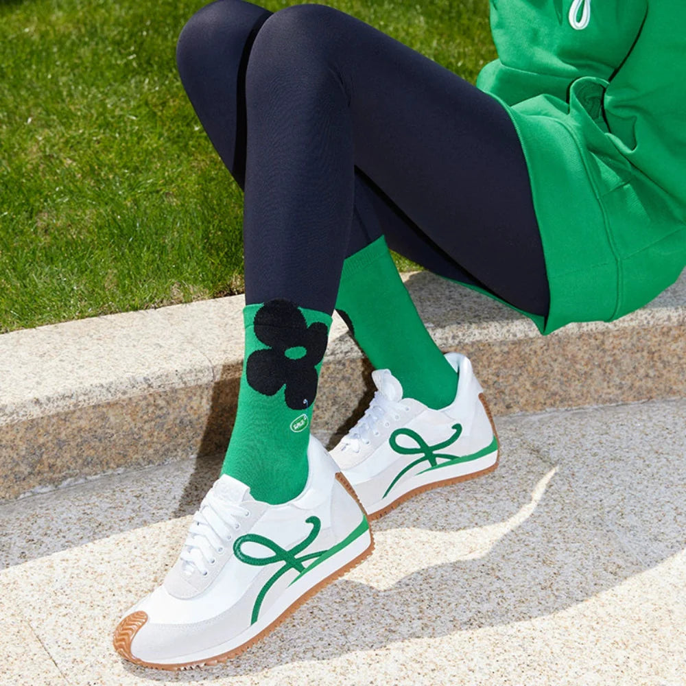 3D Flower Mesh Socks – Breath of Spring Collection