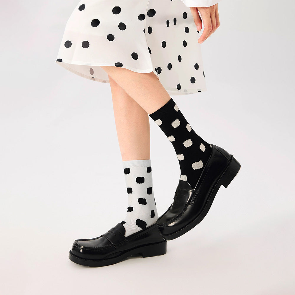 Mismatched Polka Dot AB Socks