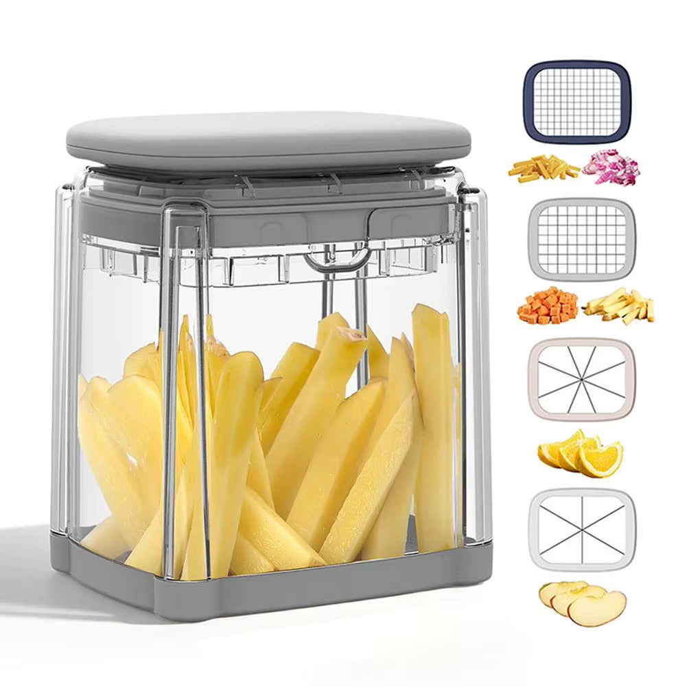 French Fry Cutter 4-in-1