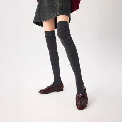 Women's Wool Knee High Socks
