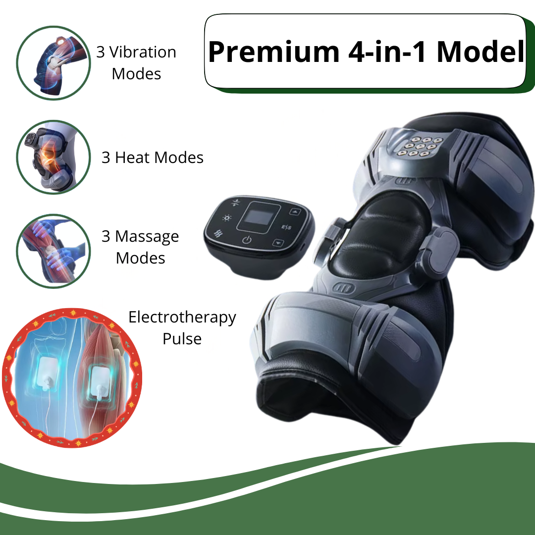 Portable 4-in-1 Knee Massager