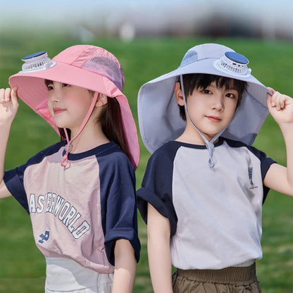 Kids Solar Fan Hat