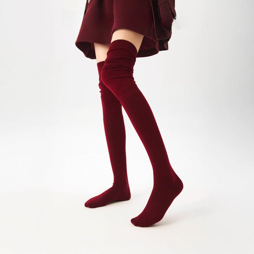Women's Wool Knee High Socks