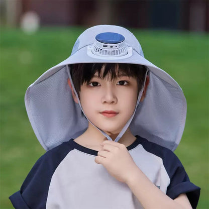 Kids Solar Fan Hat