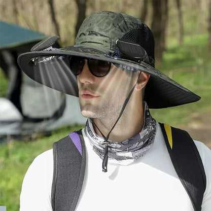 Solar Powered Fan Hat
