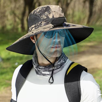 Solar Powered Fan Hat