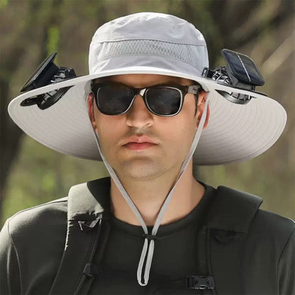 Solar Powered Fan Hat