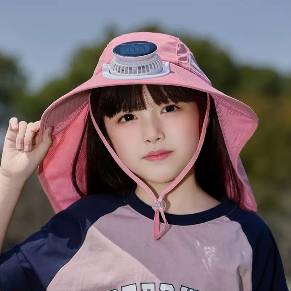 Kids Solar Fan Hat