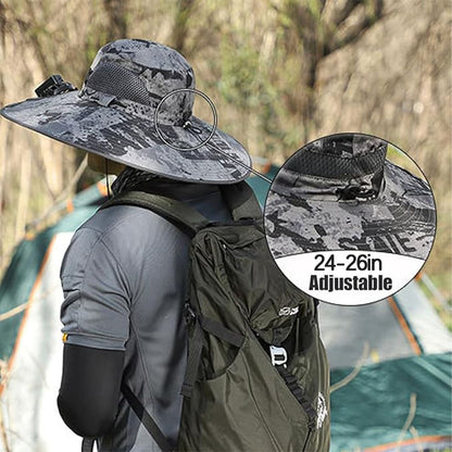 Solar Powered Fan Hat