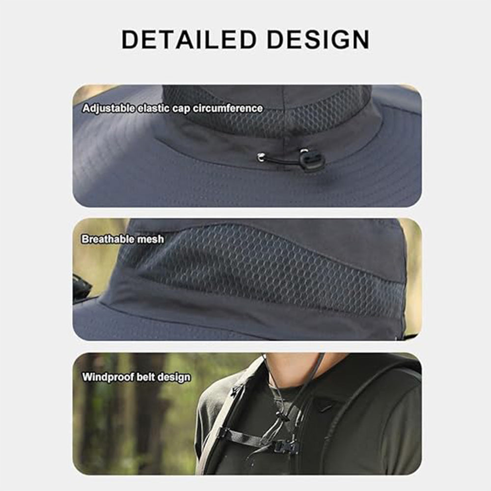 Solar Powered Fan Hat